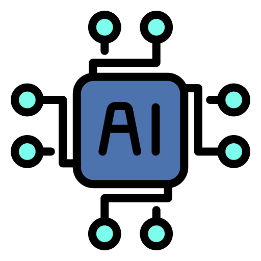 chip del processore Generic color lineal-color icona