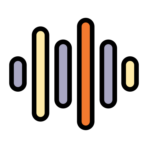 fala dźwiękowa Generic color lineal-color ikona