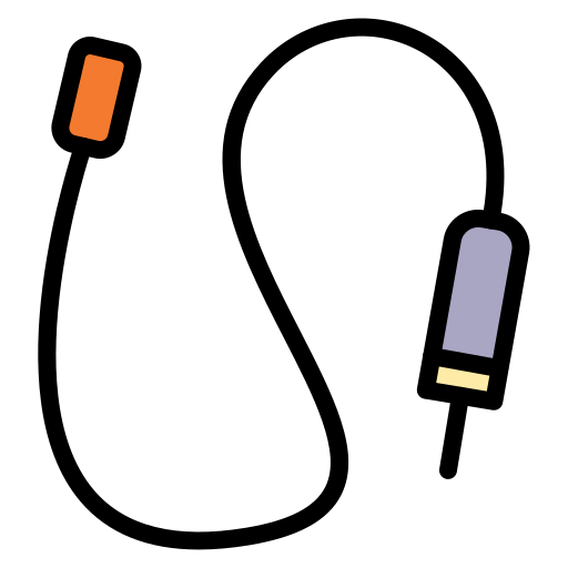 câble jack Generic color lineal-color Icône
