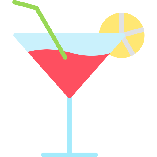 cocktail Generic color fill icona