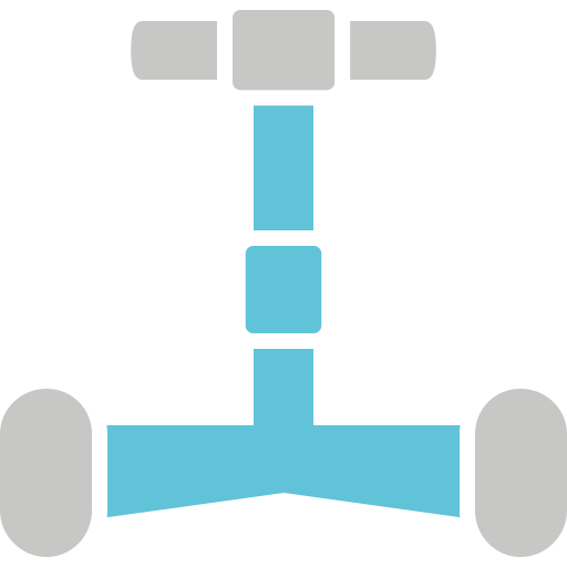 Hoverboard Generic color fill icon