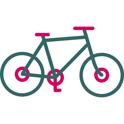 bicicleta Generic color outline icono
