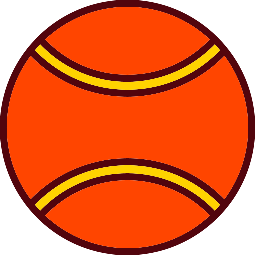 piłka tenisowa Generic color lineal-color ikona