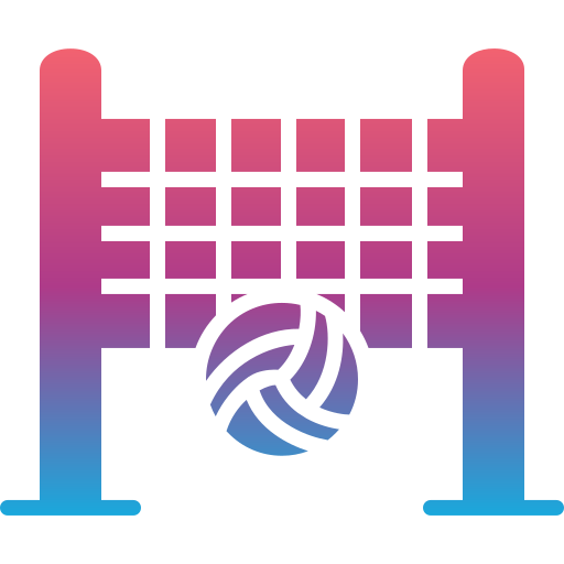 пляжный волейбол Generic gradient fill иконка