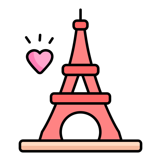 Eiffel Generic color lineal-color icon