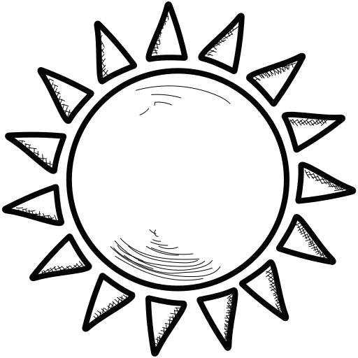 słoneczny Generic outline ikona