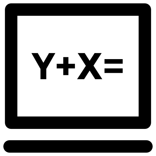 Maths Vector Market Bold Rounded icon
