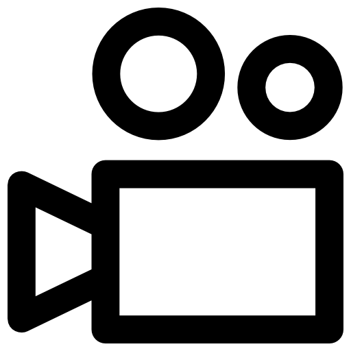 videokamera Vector Market Bold Rounded icon