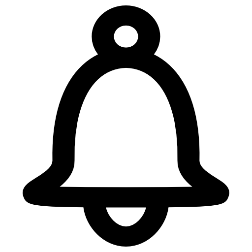 campana Vector Market Bold Rounded icono