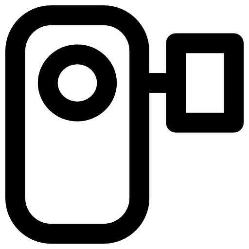 camcorder Vector Market Bold Rounded icon