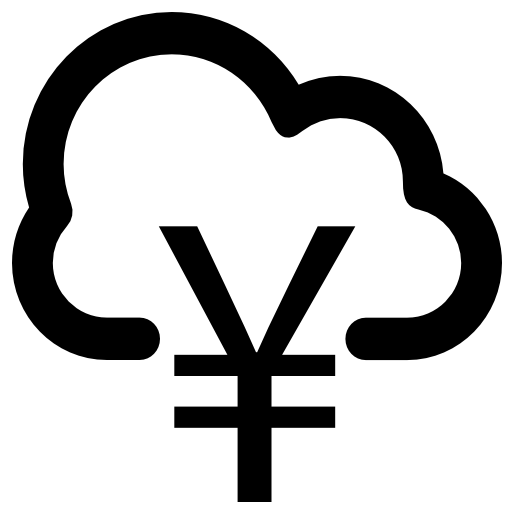 chmura obliczeniowa Vector Market Bold Rounded ikona