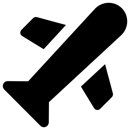 samolot Vector Market Fill ikona
