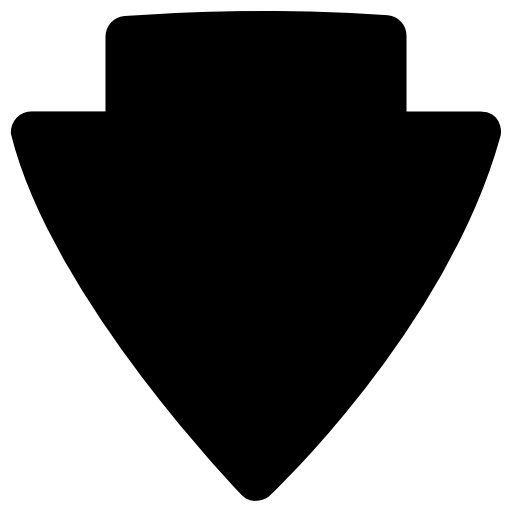 Down arrow Vector Market Fill icon