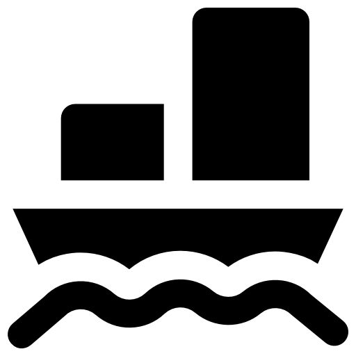 statek Vector Market Fill ikona