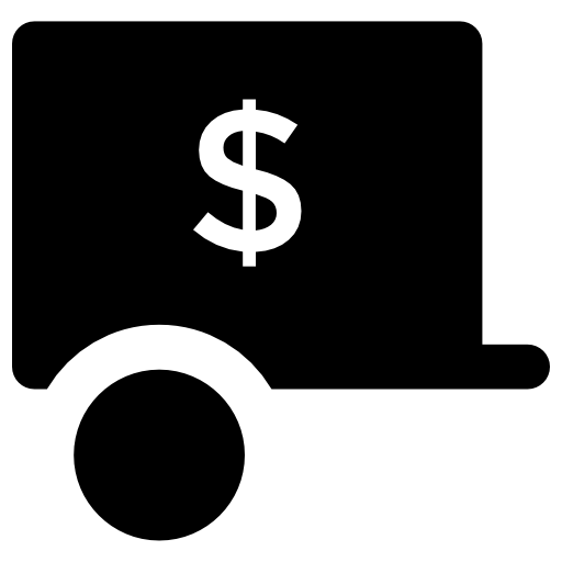 trailer Vector Market Fill icona