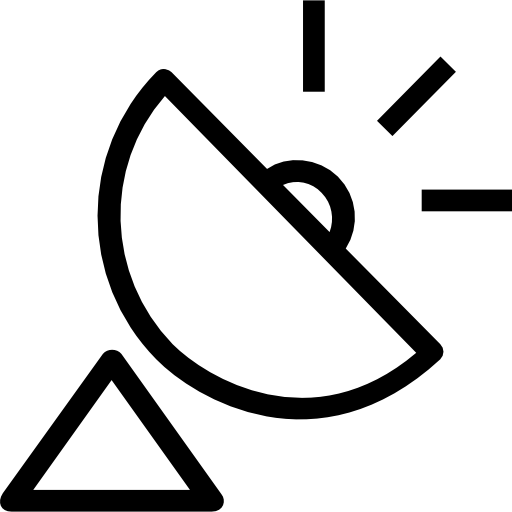 satellitenschüssel Vector Market Light Rounded icon