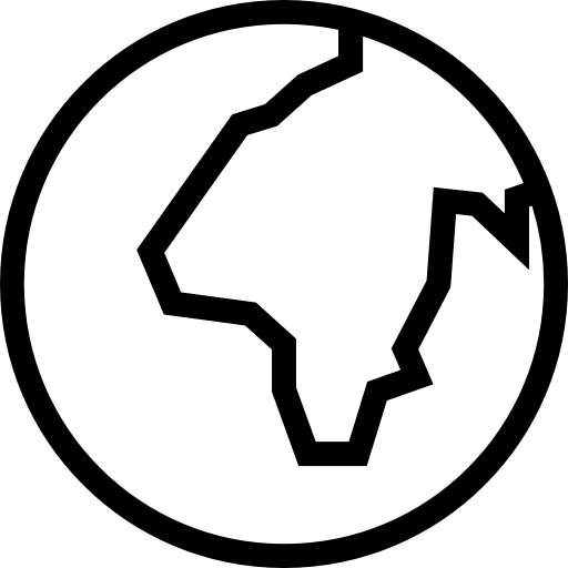 地球 Vector Market Light Rounded icon