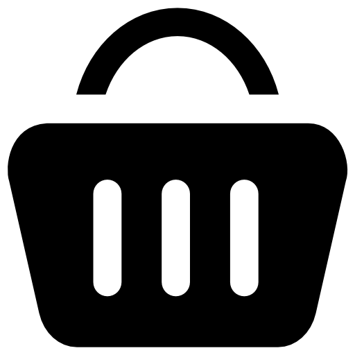 Shopping basket Vector Market Fill icon