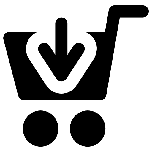 Shopping cart Vector Market Fill icon