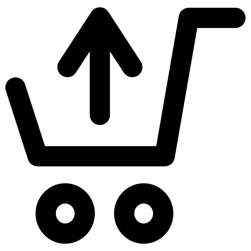 wózek sklepowy Vector Market Bold Rounded ikona