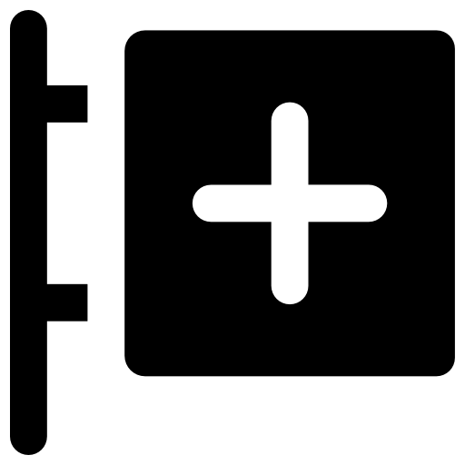 薬局 Vector Market Fill icon