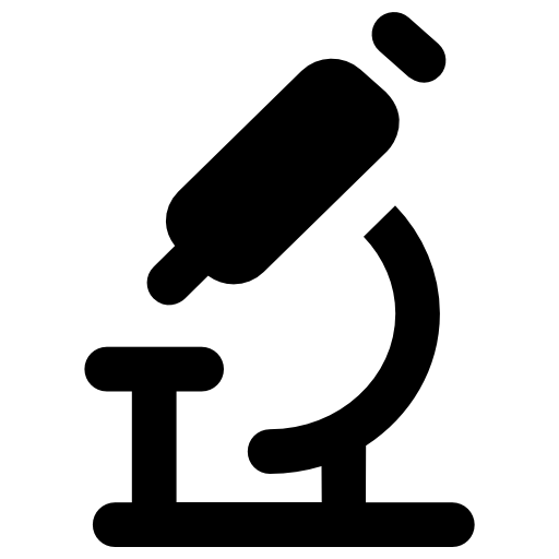 mikroskop Vector Market Fill ikona