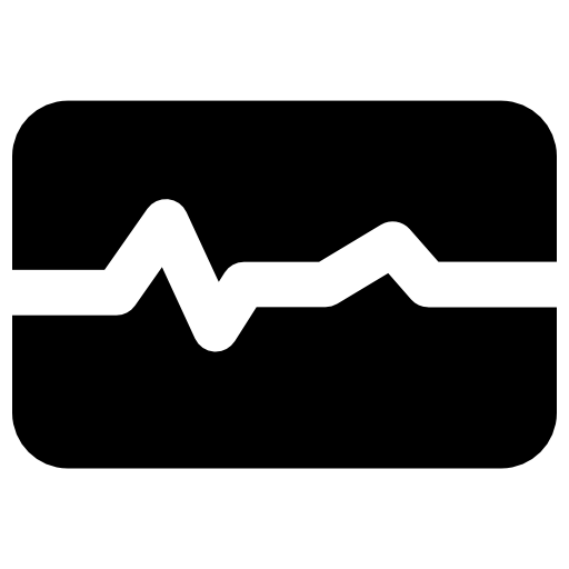 cardiogramme Vector Market Fill Icône