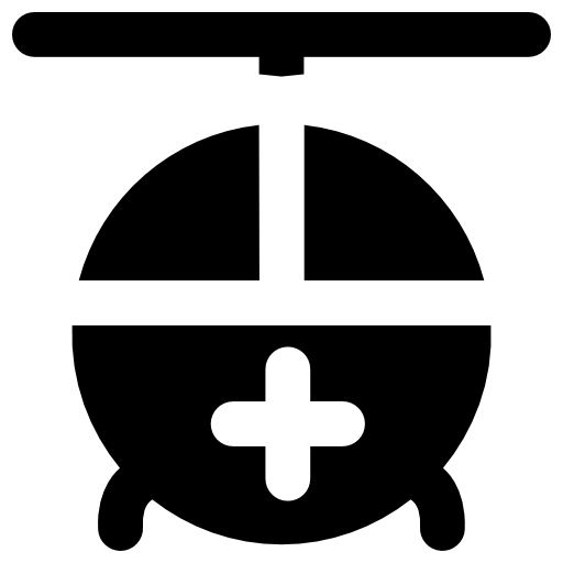 hélicoptère Vector Market Fill Icône