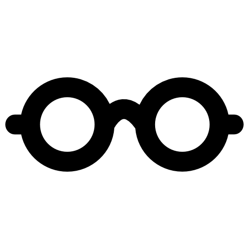 Óculos Vector Market Bold Rounded Ícone
