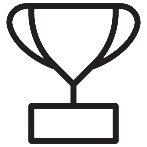 trofeo Vector Market Light Rounded icono