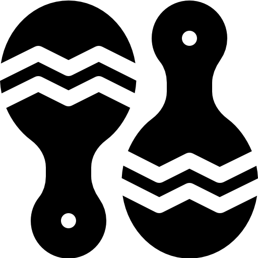マラカス Basic Rounded Filled icon
