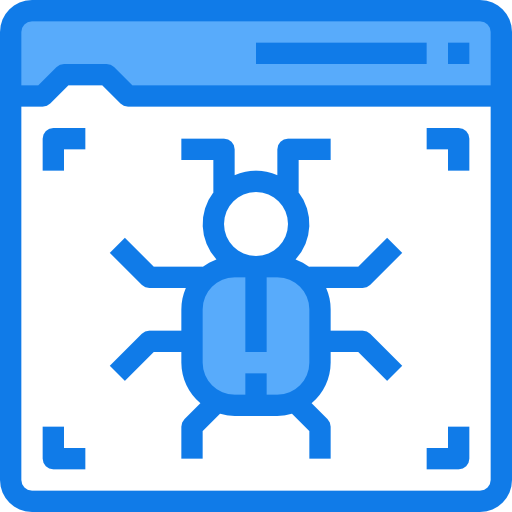 Bug Justicon Blue icon