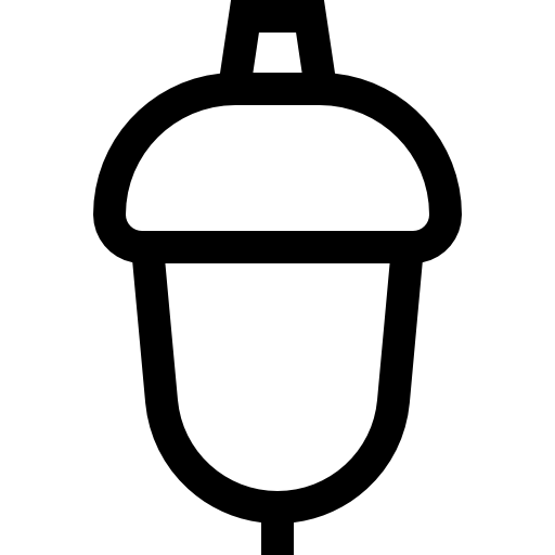 gland Basic Straight Lineal Icône