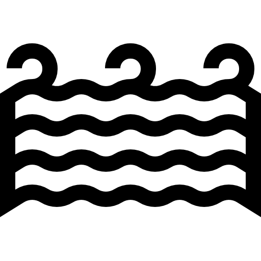 olas Basic Straight Lineal icono