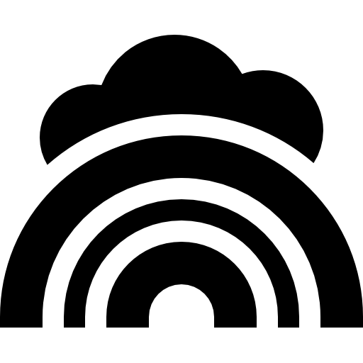 regenbogen Basic Straight Filled icon