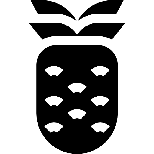 piña Basic Straight Filled icono