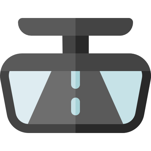 Rearview mirror Basic Rounded Flat icon