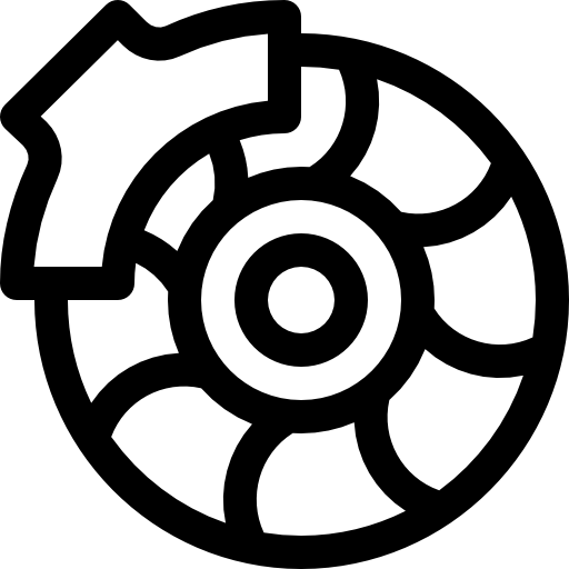 브레이크 Basic Rounded Lineal icon