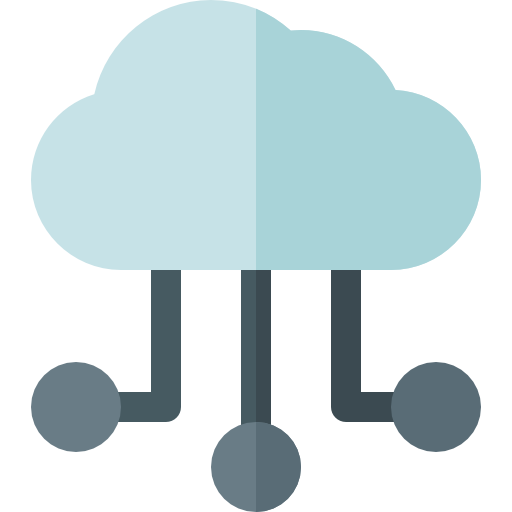 cloud-netzwerk Basic Rounded Flat icon