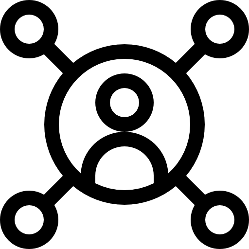 ソーシャルメディア Basic Rounded Lineal icon