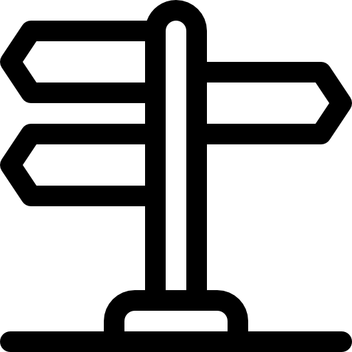 letrero Basic Rounded Lineal icono