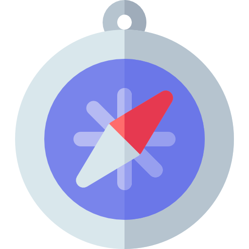 Compass Basic Rounded Flat icon
