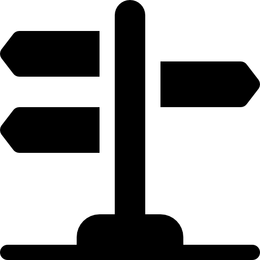 letrero Basic Rounded Filled icono