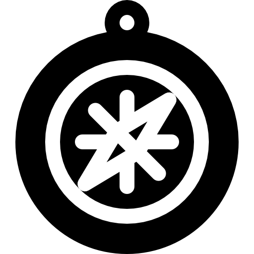 brújula Basic Rounded Filled icono