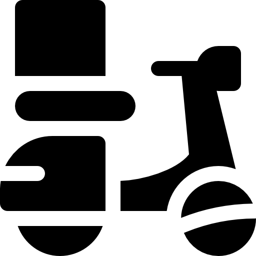 vespa Basic Rounded Filled icono