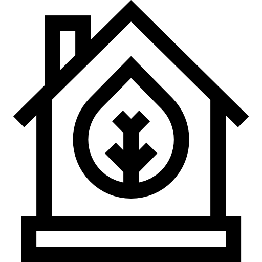 에코 하우스 Basic Straight Lineal icon