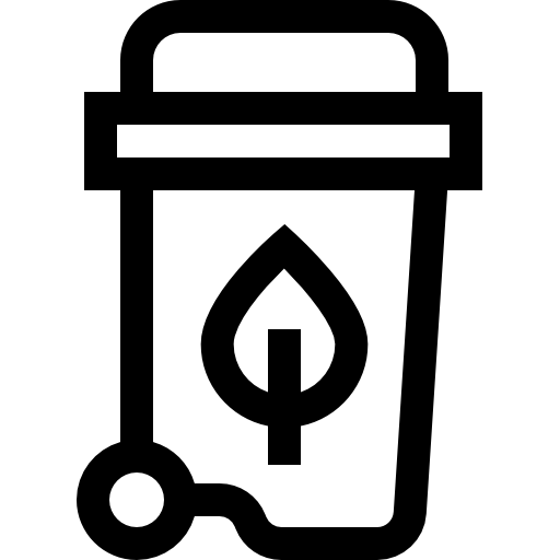 Мусорный контейнер Basic Straight Lineal иконка