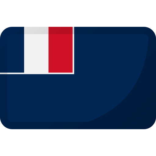 French southern and antarctic lands Generic color fill icon