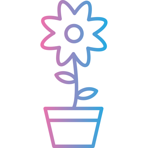 pot de fleur Generic gradient outline Icône