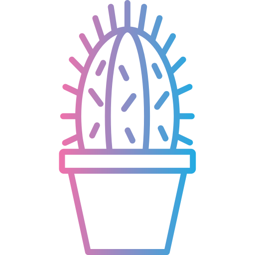 Cactus Generic gradient outline icon